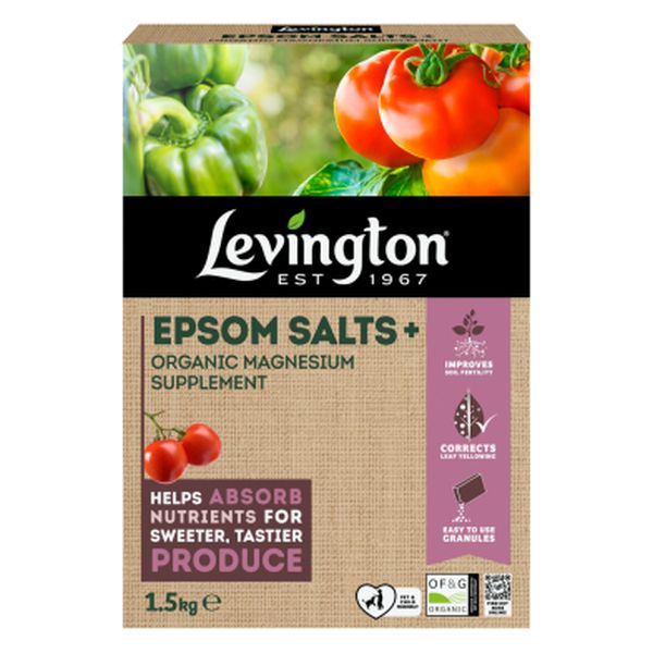 Levington Epsom Salts & Organic Magnesium Supplement 1.5Kg